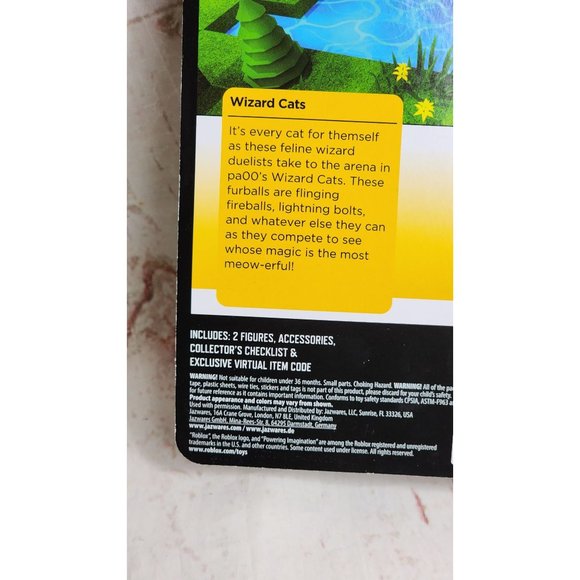 Wizard Cats 9-Piece Interchangeable Figurines Roblox Set with Exclusive Virtual - Picture 9 of 12